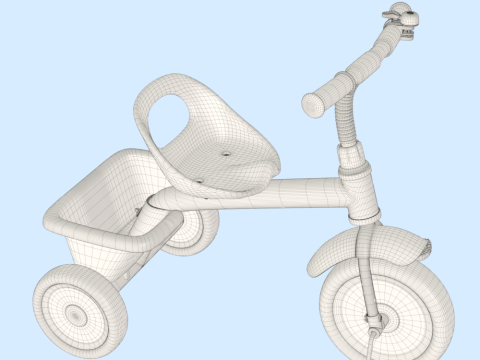 Kids Bike Model 3D
