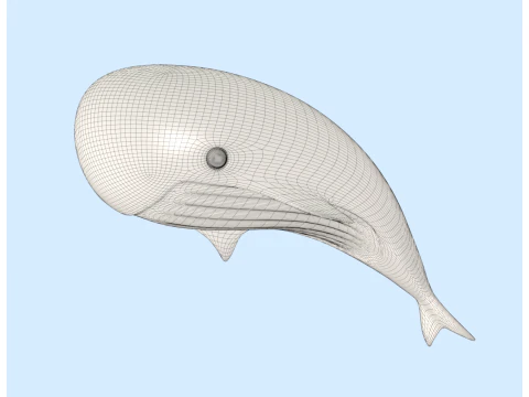 Baleia Modelo 3D