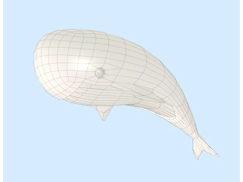 Baleia Modelo 3D