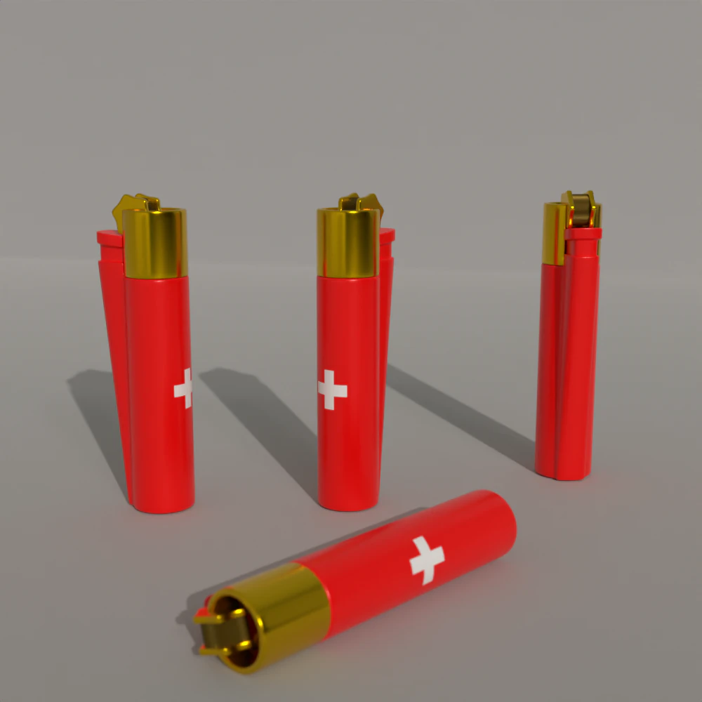 Lighter 3D Model .c4d .max .obj .3ds .fbx .stl .blend 