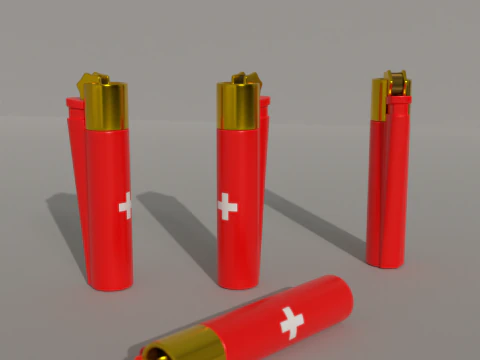 Encendedor Modelo 3D