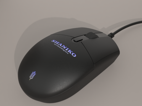 Computer Mouse 3D Model