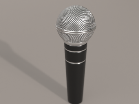 Microphone Model 3D