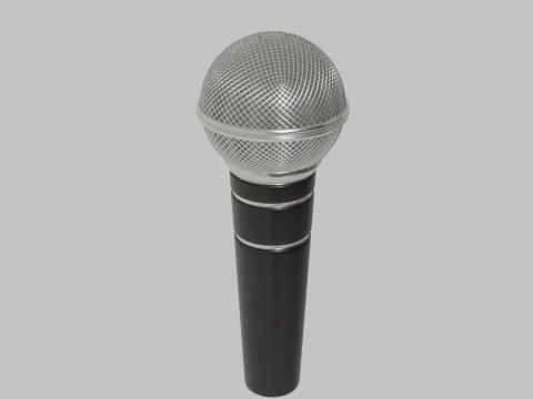 Microphone 3D Model