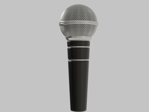 Microphone 3D Model