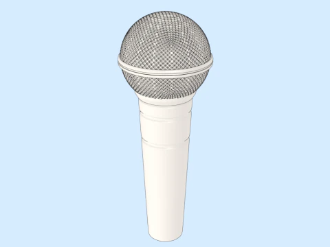 Microphone 3D Model