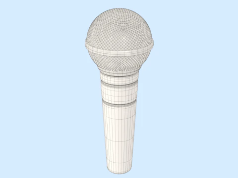 Microphone 3D Model