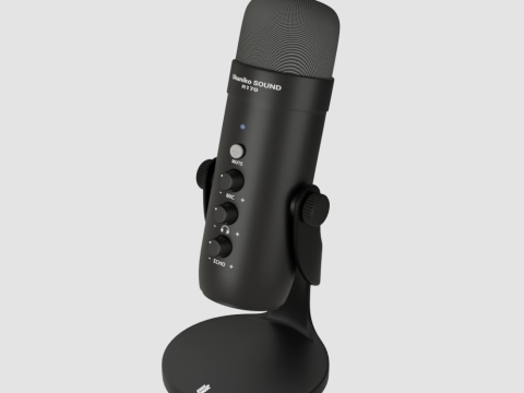 Microphone Model 3D