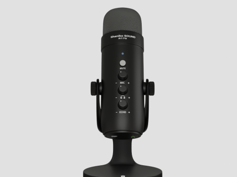 Microphone 3D 모델