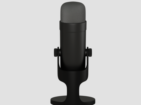 Microphone 3D 모델