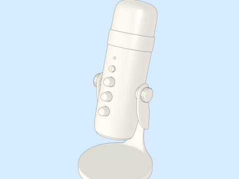 Microphone 3D 모델