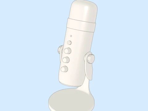 Microphone 3D Model