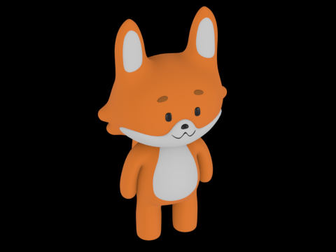 Fox 3D-Modell