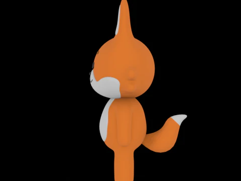 Fox 3D Model