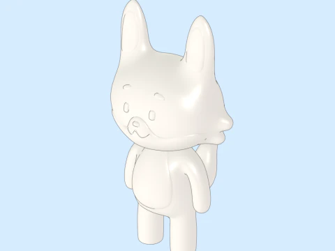 Fox 3D Model