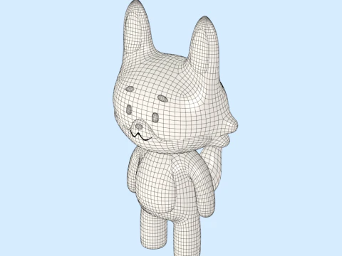 Fox 3D Model