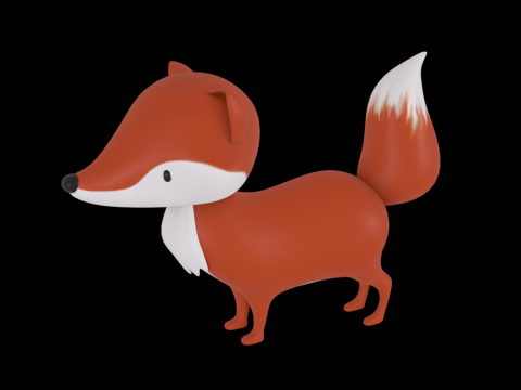 Fox 3D Модель