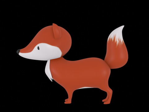 Fox Model 3D
