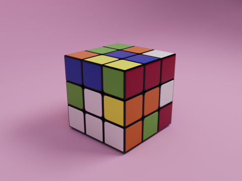 Rubiks Cube Modelo 3D