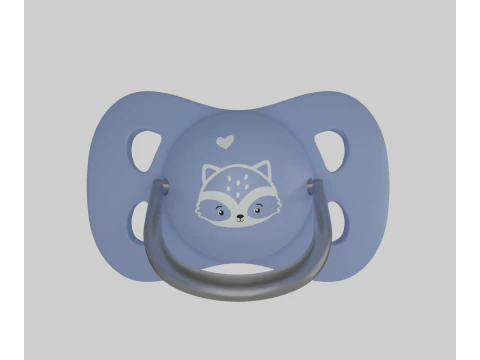 Baby Pacifier 3D Model