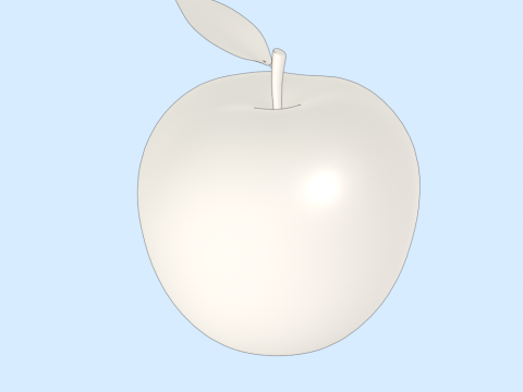 Apple 3D Model