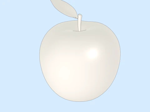 Apple 3D Model