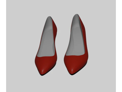 Heel Shoes 3D Model