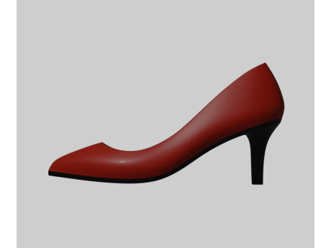 Heel Shoes 3D Model
