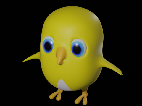 Chick Model 3D