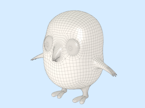 Chick Modelo 3D