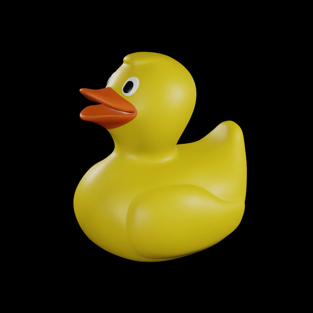 Duck 3D Model .c4d .max .obj .3ds .fbx .stl .blend