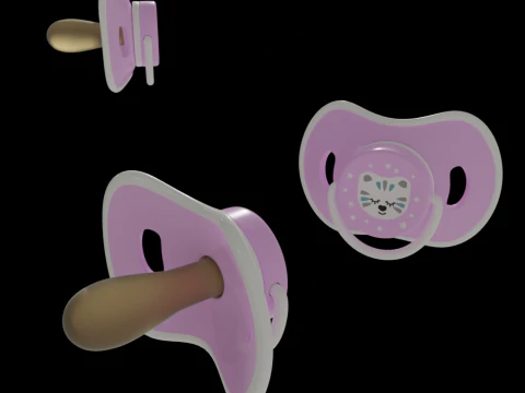 Chupeta de bebê Modelo 3D