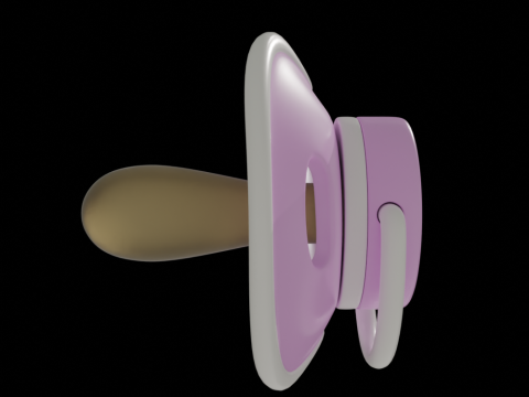 Baby Pacifier 3D Model