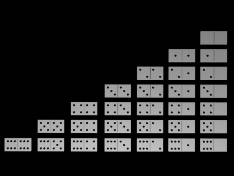 Domino Tiles 3D Model