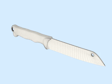 Knife 3D Model