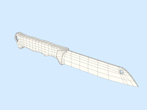 Knife 3D Model