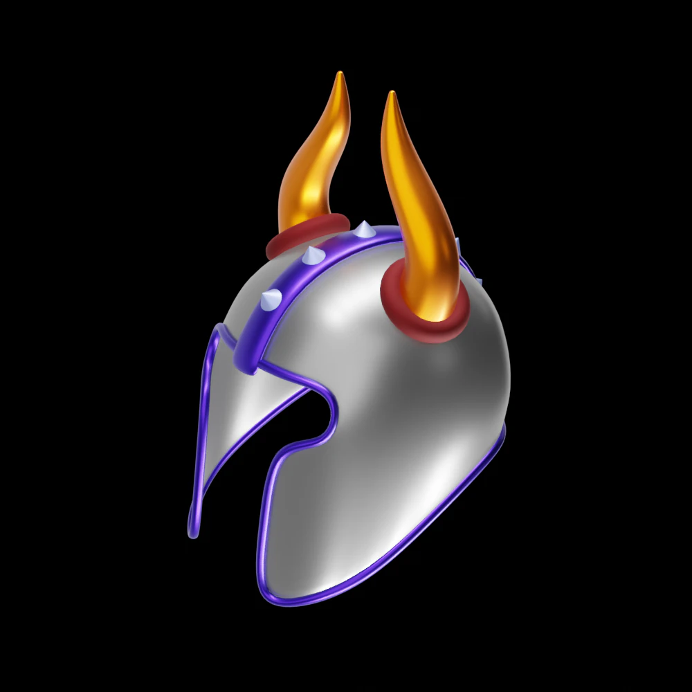Warrior Helmet 3D Model .c4d .max .obj .3ds .fbx .stl .blend 