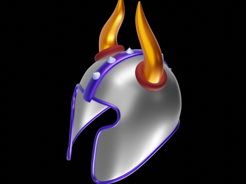 Warrior Helmet Modello 3D