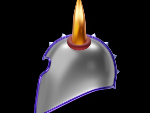 Warrior Helmet 3D Model