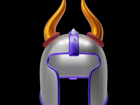 Warrior Helmet 3D Model