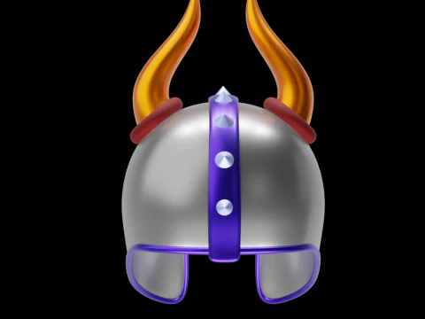 Warrior Helmet 3D Model