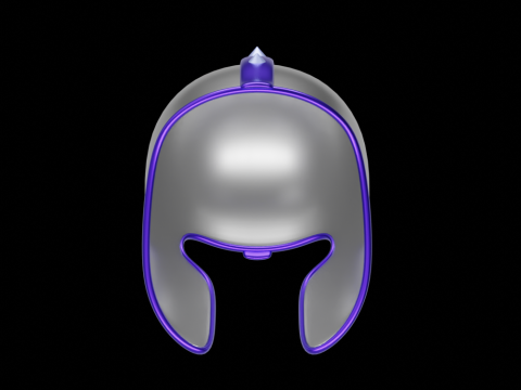 Warrior Helmet Modelo 3D