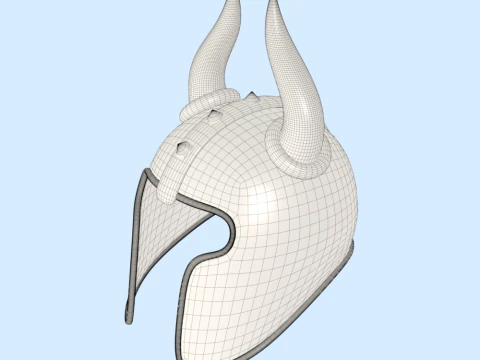 Warrior Helmet 3D Model