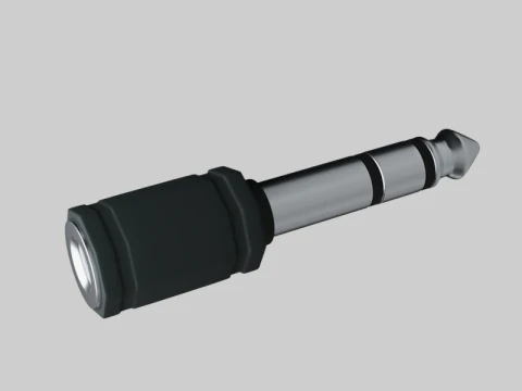 Conector estéreo Modelo 3D