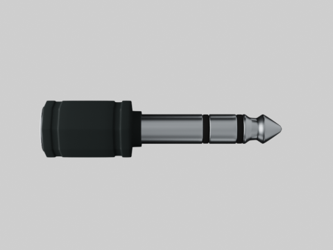 Stereo Jack 3D Model