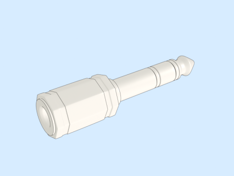 Stereo Jack 3D Model