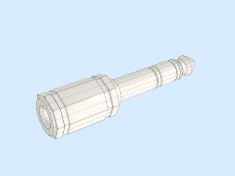 Stereo Jack 3D Model