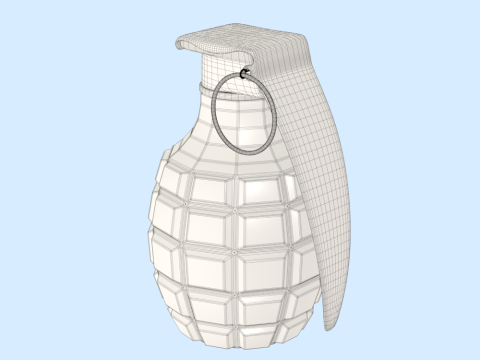 Grenade Modelo 3D