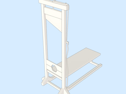 Guillotine Modelo 3D
