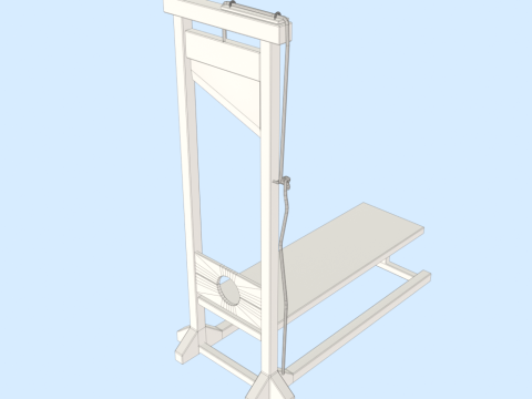 Guillotine Modelo 3D